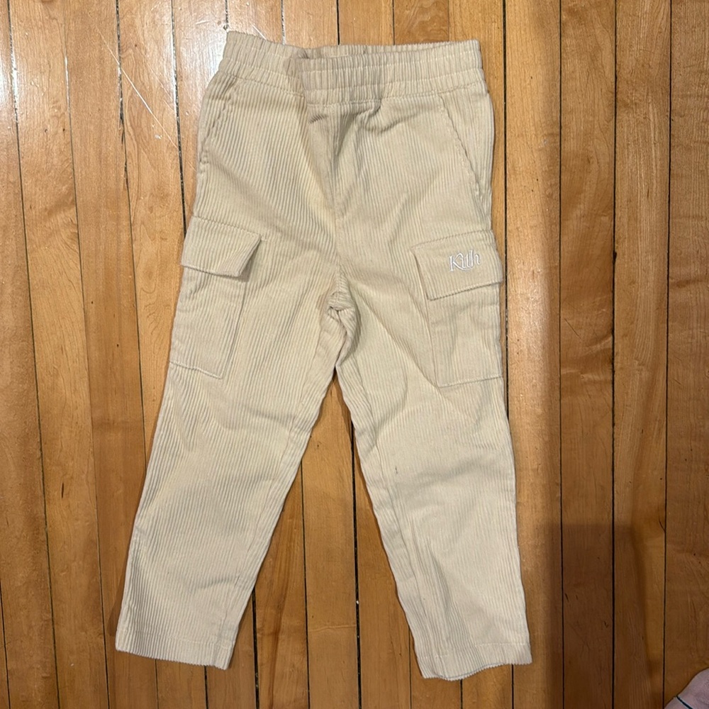 KITH kids Courderoy cargo pants NEVER WORN